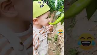 Download lagu Cute Baby Eating Chili || BAYI LUCU MAKAN CABAI mp3