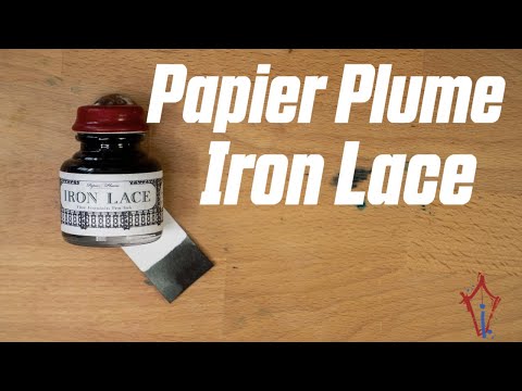 Papier Plume's Newest Ink:  Iron Lace!