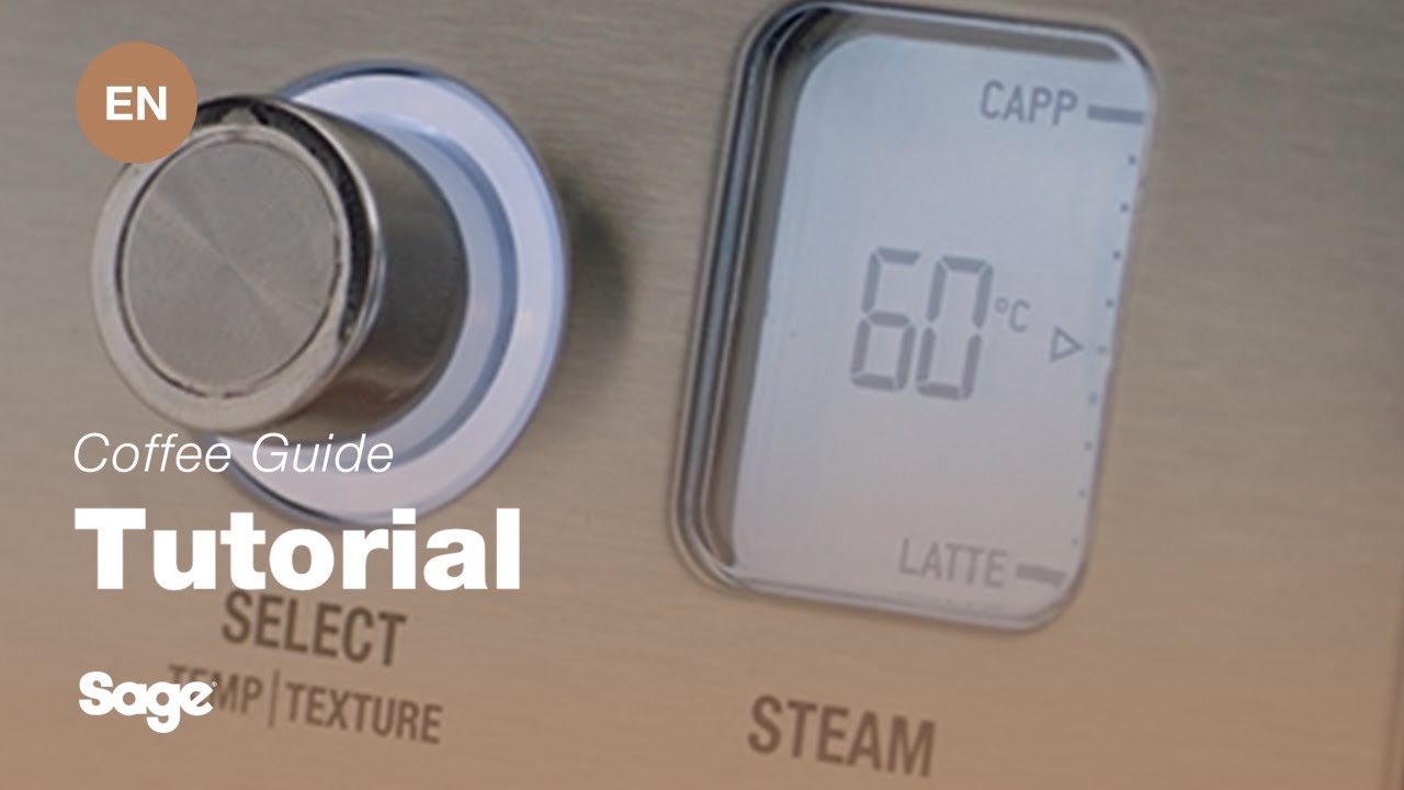 Sådan justeres shotstørrelse, varighed og temperatur