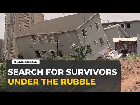 Rescuers race to find survivors trapped beneath rubble after devastating earthquake