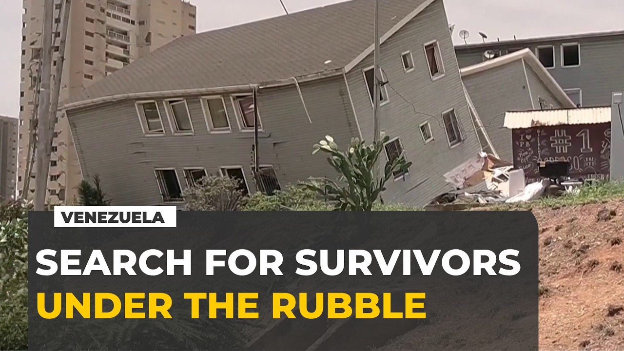 Rescuers race to find survivors trapped beneath rubble after devastating earthquake