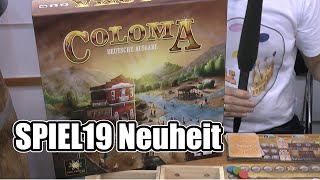 SPIEL19: Coloma (TL Games) - Deutsche Version - Kurzvorstellung
