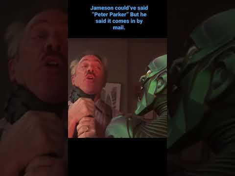 J. Jonah Jameson protects Peter from Green Goblin