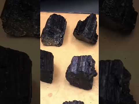Black Tourmaline Rough Stone
