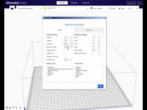 0172G - The Additive Guru, set up Cura Slicer for the Artillery Sidewinder 3D printer.