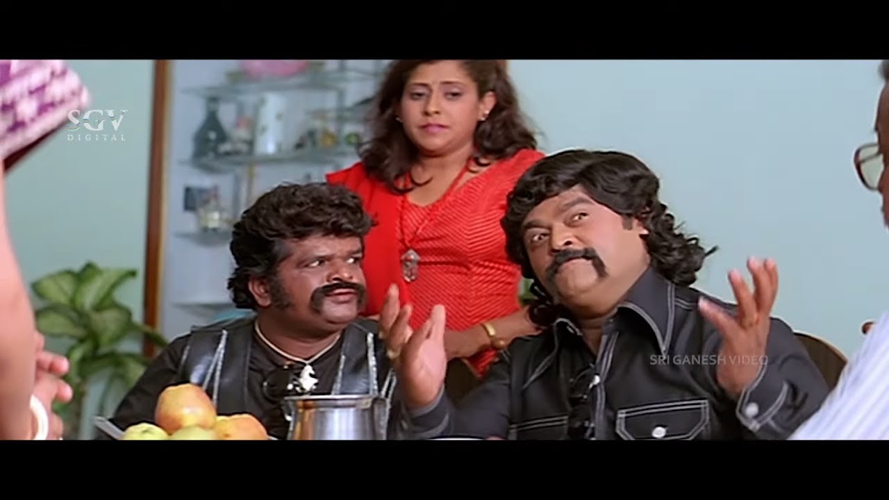 Jaggesh Plan To Stay In Heroine Home Super Comedy Scenes | Tennis Krishna | Patela Kannada Movie