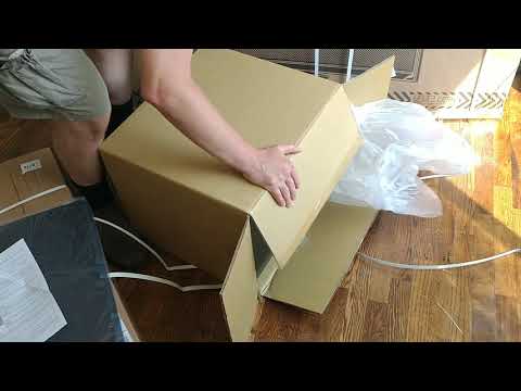 DEVAISE 2 Drawer Mobile File Cabinet, Rolling Printer Stand, Fabric Vertical Filing Cabinet fits A4 or Letter Size for Home Office, Rustic Brown Wood Grain Print video review thumbnail