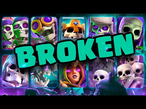 Every BROKEN Skeleton in Clash Royale... EVER!