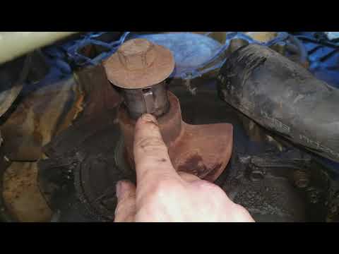 Ford 7.5 460 Main crank harmonic balancer key removal trick
