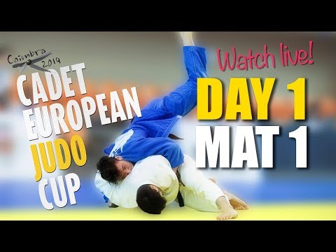 Cadet European Judo Cup Coimbra 2019 - Day 1 - Mat 1