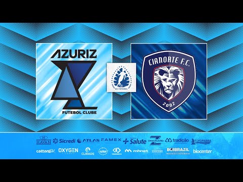 GOLS  AZURIZ 2X0 CIANORTE IMAGENS NSPORTS NARRAÇAO MARCOS WEBER RADIO AZURIZ