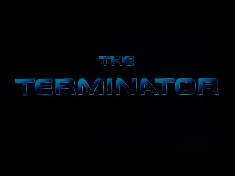 The Terminator 1984 Opening credits scene 4K HDR Mono