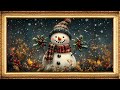 Christmas Magic Happy Snowman Art Screensaver 16 Stunning 4K Images For Your TV