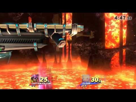 ssb4:Captain falcon vs Cloud