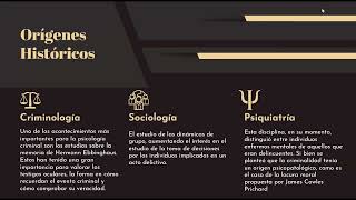 Comprension de la conducta delictiva