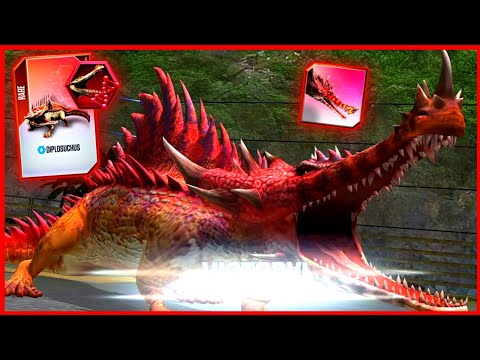 SUPERHYBRID CROCODILE DIPLOSUCHUS MAX LEVEL 40 | JURASSIC WORLD THE GAME EPS 42
