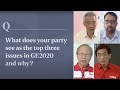 5 Questions On Top Issues In GE2020 PAP WP PSP SDP The Straits Times