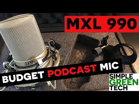 MXL 990 Podcast Microphone - Budget Condenser Microphone