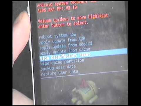 WIKO RAINBOW hard reset