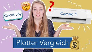 Plotter im Vergleich: Cameo 4 vs. Cricut Joy