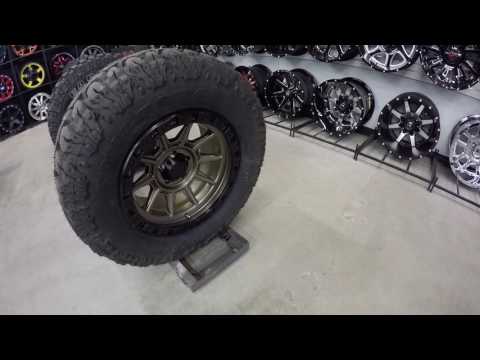 ATX 17x9 AX202 w/ 33x12.50R17 Patagonia M/T Wheel and Tire Package