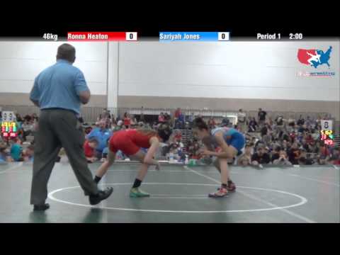 Cadet Best of 3 46kg - Ronna Heaton vs. Sariyah Jones