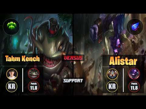 Effort TAHM KENCH (Support) [Guardian] VS ALISTAR - Challenger KR Patch 11.8