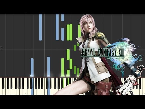 Final Fantasy XIII - Prelude to Final Fantasy XIII - Piano (Synthesia) Video