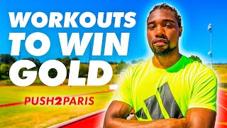 Noah Lyles FIRST 200m TRAINING SESSION for Paris Olympics, Sprint Drills, Gym Workout | Push2Paris