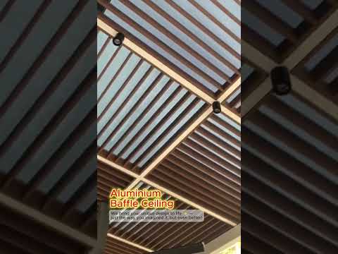 M6 ALUMINIUM BAFFLE CEILING