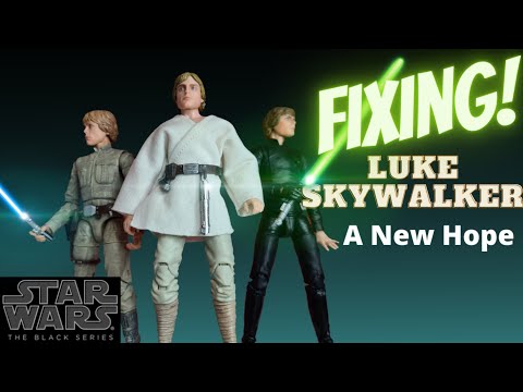 Star Wars The Black Series Fixing Luke Skywalker, Figure Head Swap Tutorial