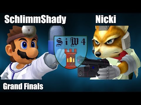 SiW4 - Schlimmshady (Doc) Vs. Nicki (Fox) - Grand Finals - Melee Singles