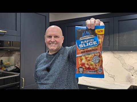 NEW Chicago Town Rapid Slice Beef Kebab Pizza Review 