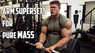 ARM SUPERSET Workout - Pumped up for the Arnold