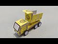 How To Make A Matchbox Mini Dump Truck Diy Toy How To Make Jcb Small Truck