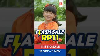 Download lagu Iklan Shopee 1111 Andin, Reyna, Mas Al Flash Sale11 Gratis Ongkir Murah Lebay mp3