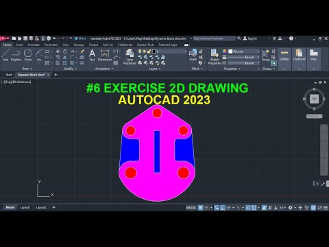 AutoCAD 2D exercise 1