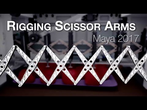 Machine Animation Tutorial: Rigging Scissor Arms | Maya 2017