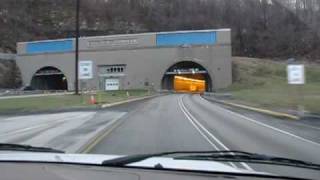 preview picture of video 'Driving through Allegheny Mountain Tunnel'