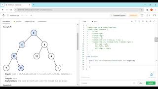 YouTube video '112. Path Sum | Leetcode | Binary Tree | DSA'