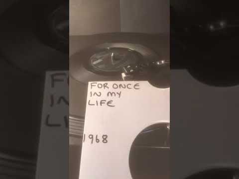 Stevie Wonder- For Once In My Life ( Vinyl 45 ) From 1968 .