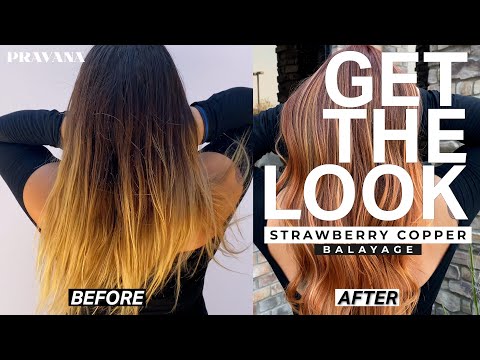 Radiant Copper Balayage How-To | PRAVANA Get The Look!