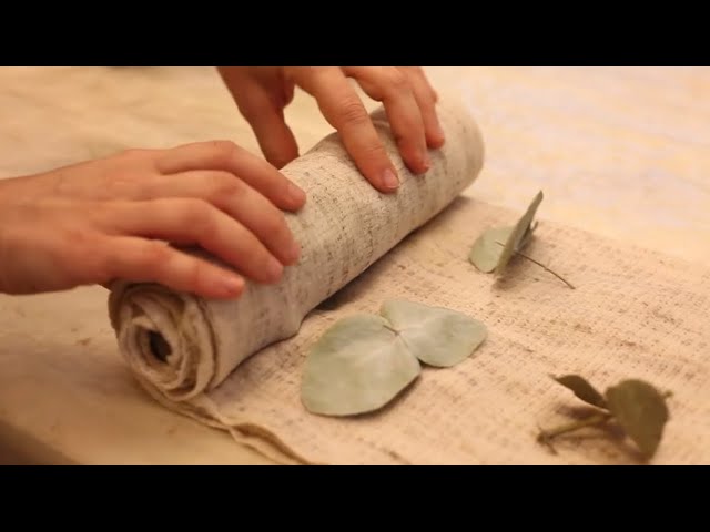 Vídeo relacionado con WANDERLUST DECO Liezo pergamino de tela impresa 65x85x1,7
