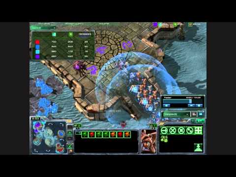 Starcraft 2 2v2 Double 4 gate commentary