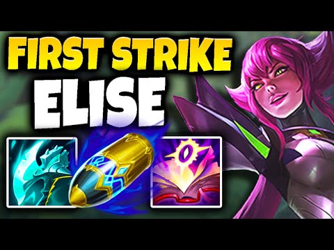 Rank #1 Elise accidentally takes FIRST STRIKE on Elise in HIGH ELO! (This game was CRAZY)