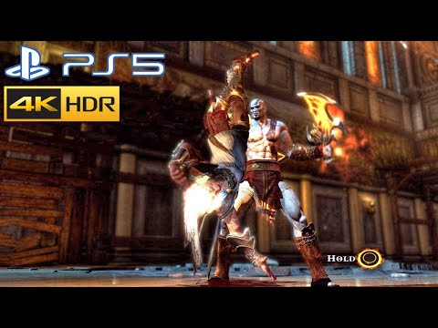 Kratos Vs Hermes Boss Fight is AWESOME on PS5 - God of War 3 Remastered [4K 60FPS]
