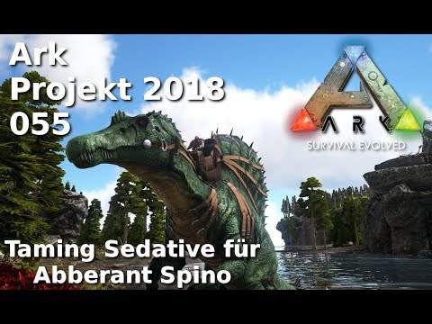 Ark Projekt 2018 - 055 Taming Sedative für Abberant Spino - Iso Crystal Isles+Steampunk Mod deutsch