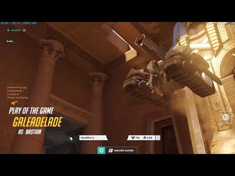 POTG! GALE BASTION +  MCCREE + ASHE OVERWATCH GAMEPLAY SEASON 29 TOP 500