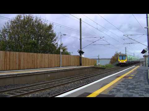 Irish Rail 29000 Class D.M.U. Commuter Train at Malahide, Dublin