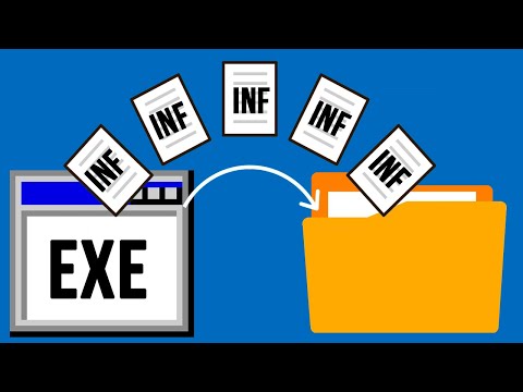 How to Extract the INF File from an Executable Printer Driver File